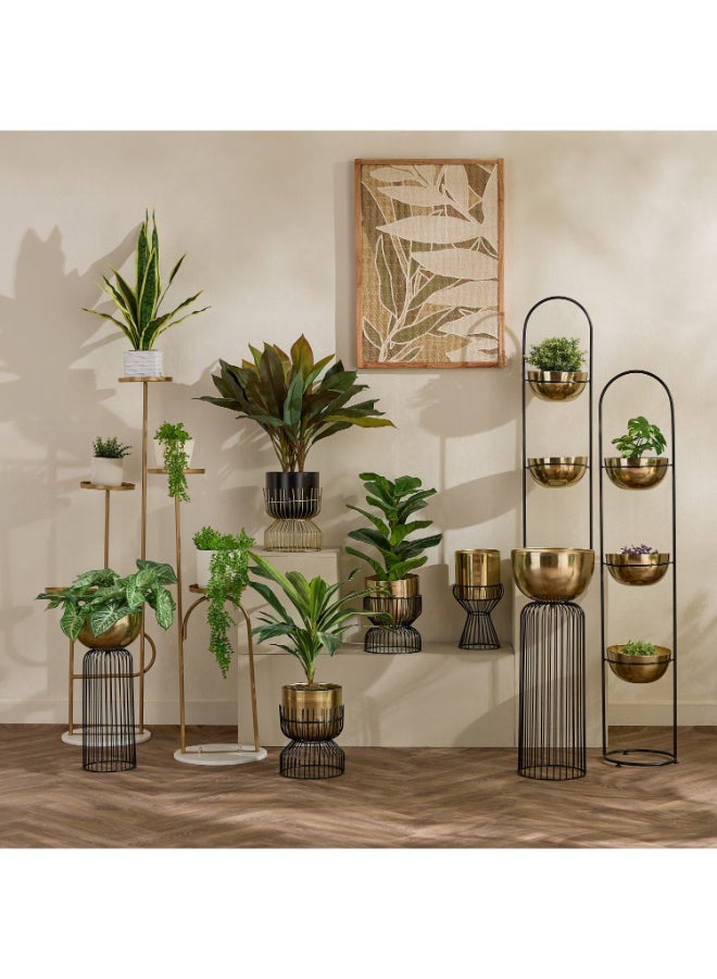 Home Box Metal 2-Tier Planter Stand - Black - Image 4